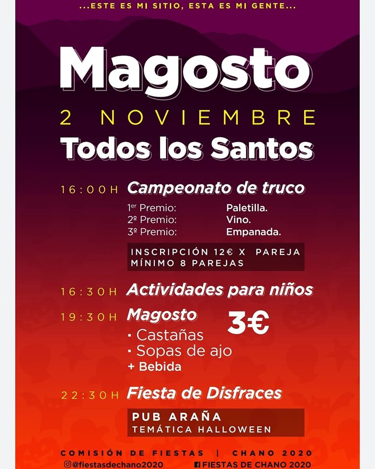 Gran Magosto en Chano. 2 de noviembre 2019 2 Gran Magosto en Chano. 2 de noviembre 2019 2