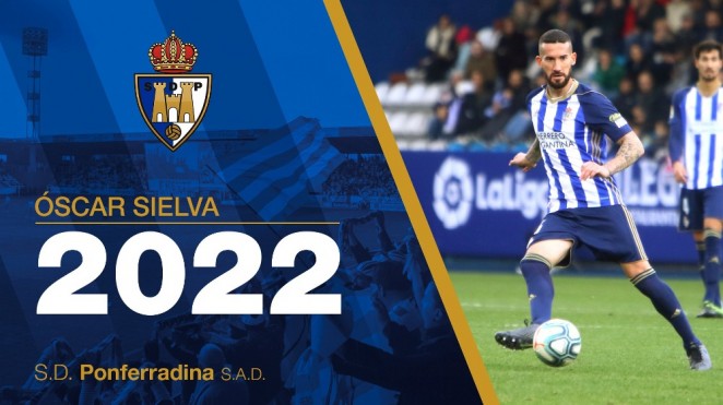 Óscar Sielva renueva con la SD Ponferradina hasta 2022 2