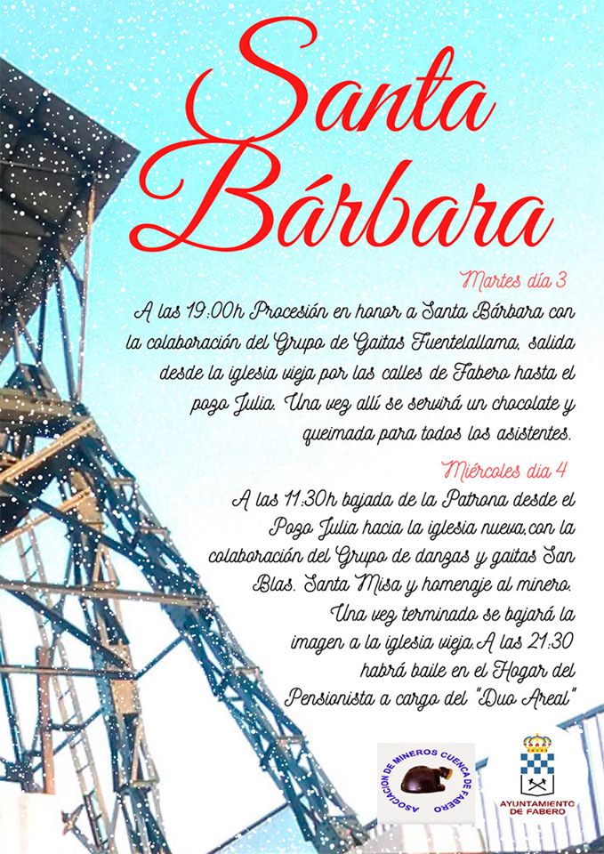 Santa Bárbara 2019 en Fabero 2