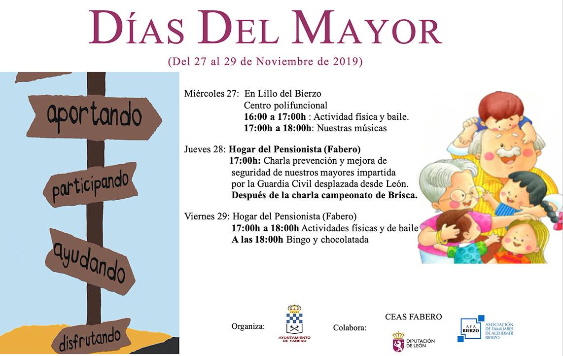 Fabero organiza actividades para celebrar los días del mayor 2