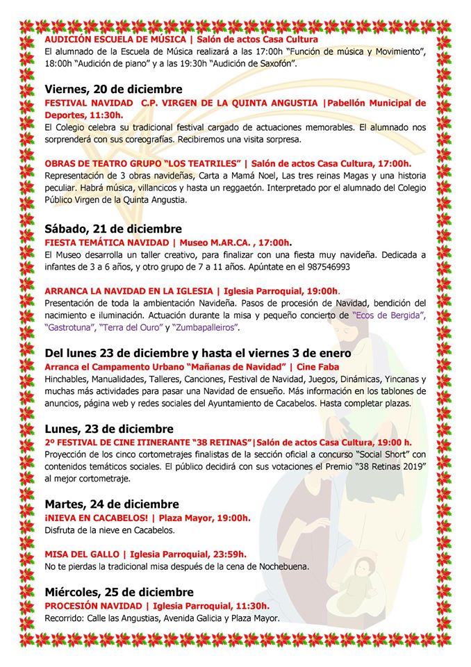 Programa de Navidad Cacabelos 2019 3