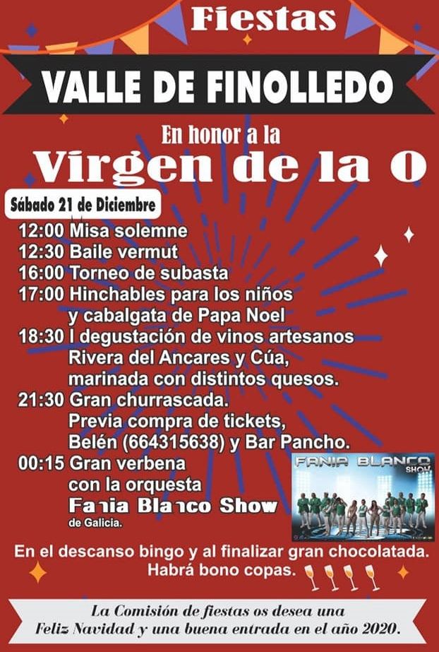 Fiestas en honor a la Virgen de la O en Valle de Finolledo 2