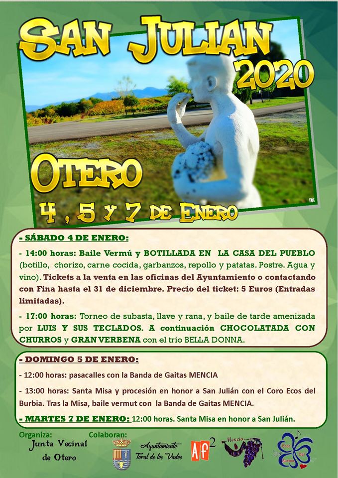 Otero de Toral de los Vados celebra San Julián, la primera fiesta patronal del año 2 Otero de Toral de los Vados celebra San Julián, la primera fiesta patronal del año 2