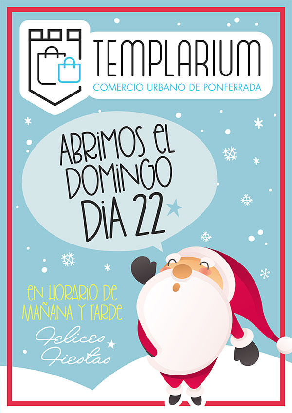 Los Comercios de la Asociación Templarium abren este domingo para facilitar las compras 2