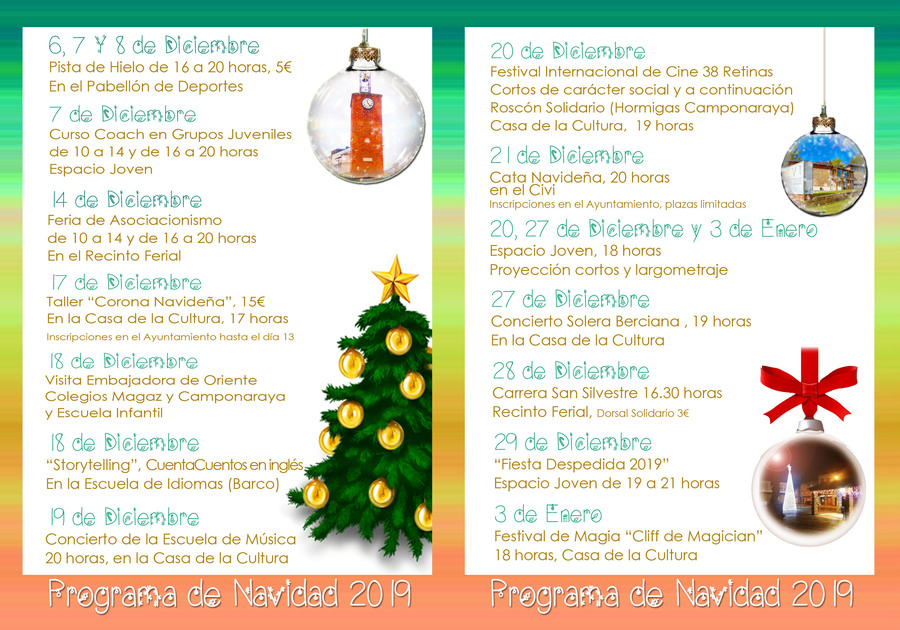 Programa de Navidad 2019 en Camponaraya 2