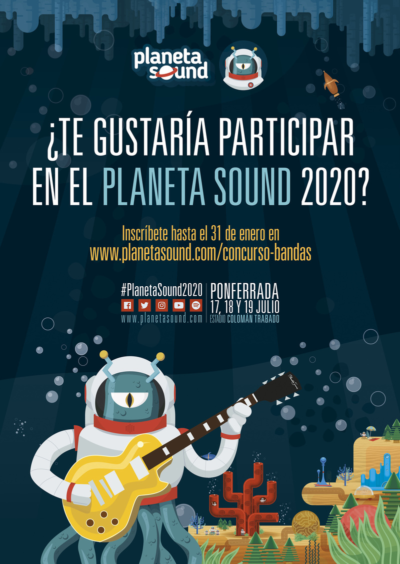 Planeta Sound anuncia conciertos a lo largo de 2020 y el Concurso de Bandas Emergentes 2