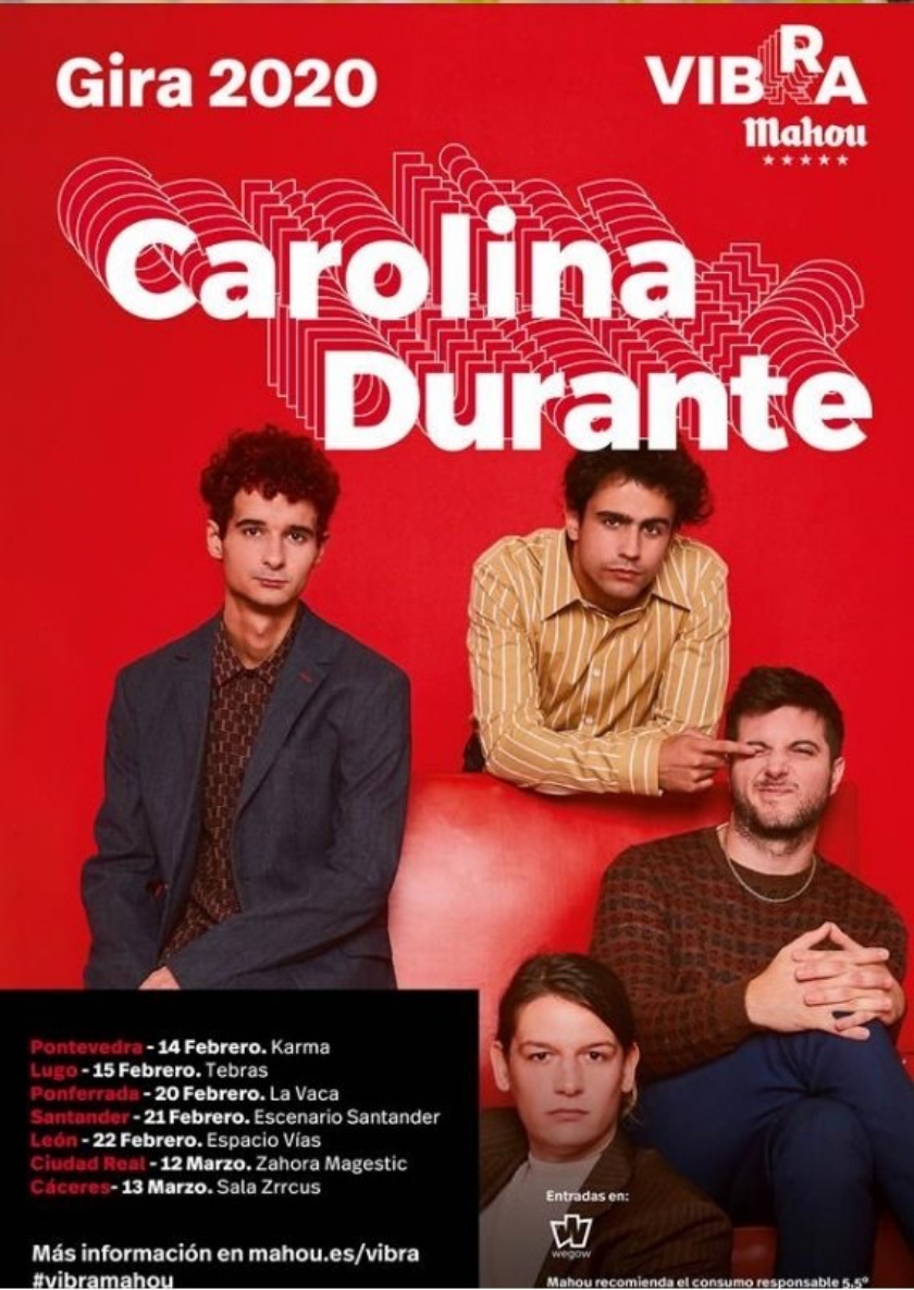 La gira Vibra Mahou trae a Ponferrada a Carolina Durante en en una tourné por siete ciudades españolas 2 La gira Vibra Mahou trae a Ponferrada a Carolina Durante en en una tourné por siete ciudades españolas 2