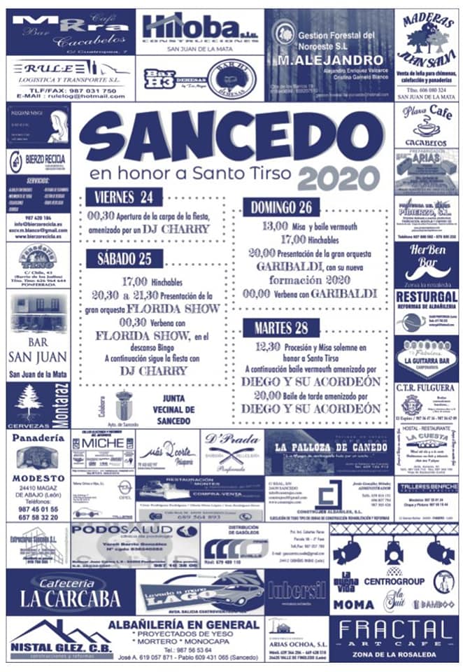 Fiestas en honor a Santo Tirso en Sancedo 2 Fiestas en honor a Santo Tirso en Sancedo 2