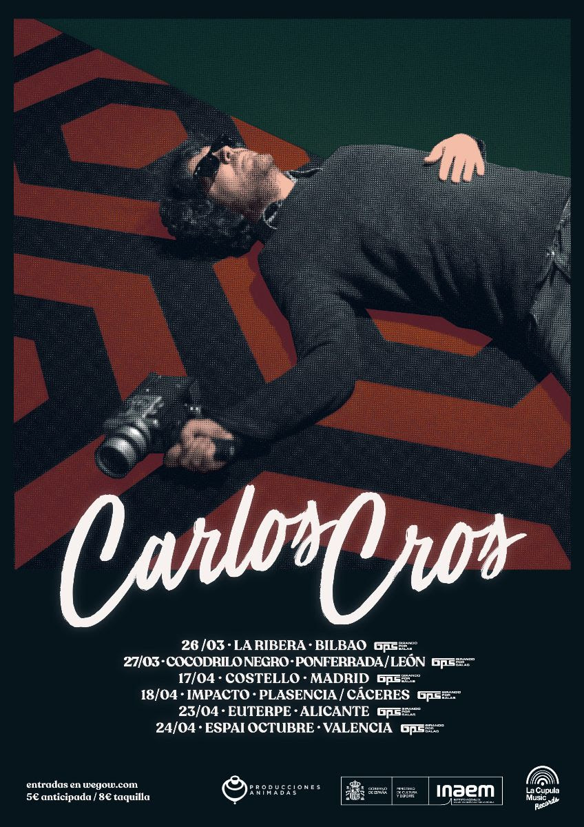 Carlos Cros presentará en marzo en Ponferrada su nuevo disco dentro de "Girando por salas" 2 Carlos Cros presentará en marzo en Ponferrada su nuevo disco dentro de "Girando por salas" 2