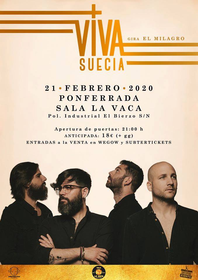 Viva Suecia presenta 'El Milagro' este Viernes en Ponferrada 2