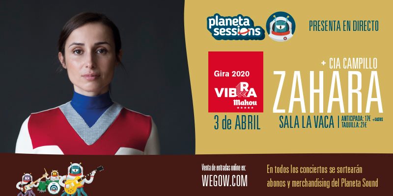 Zahara regresa a Ponferrada en abril dentro de la Gira #vibraMahou y Planeta Sessions 2