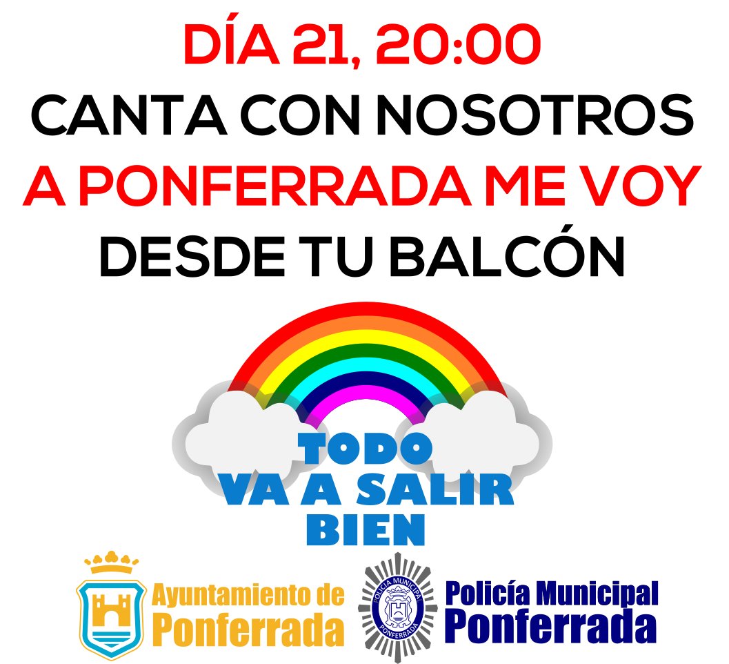 Policia Municipal y Ayuntamiento de Ponferrada quieren que 'A Ponferrada me voy' suene mañana en toda la ciudad 2